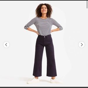 Everlane Women's Navy Trousers
